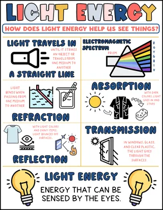 Light Energy Printable for Science Notebooks – cover
