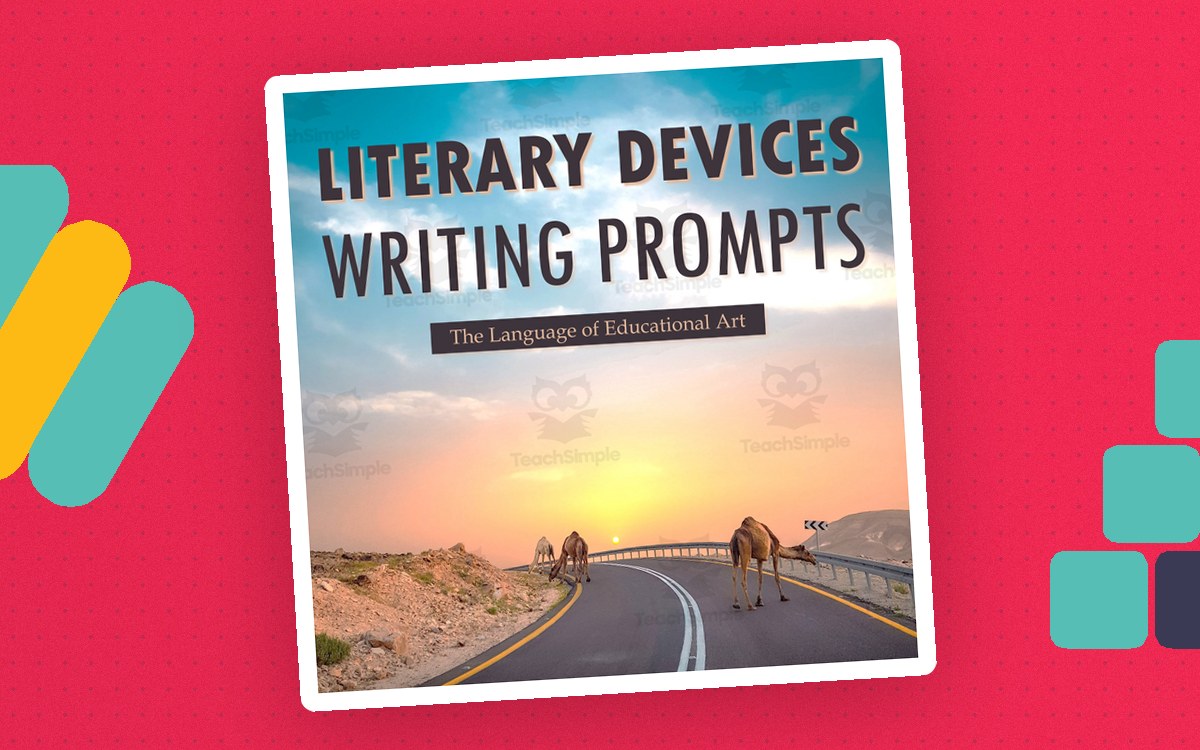 Literary Devices Creative Writing Prompts teaching resource preview