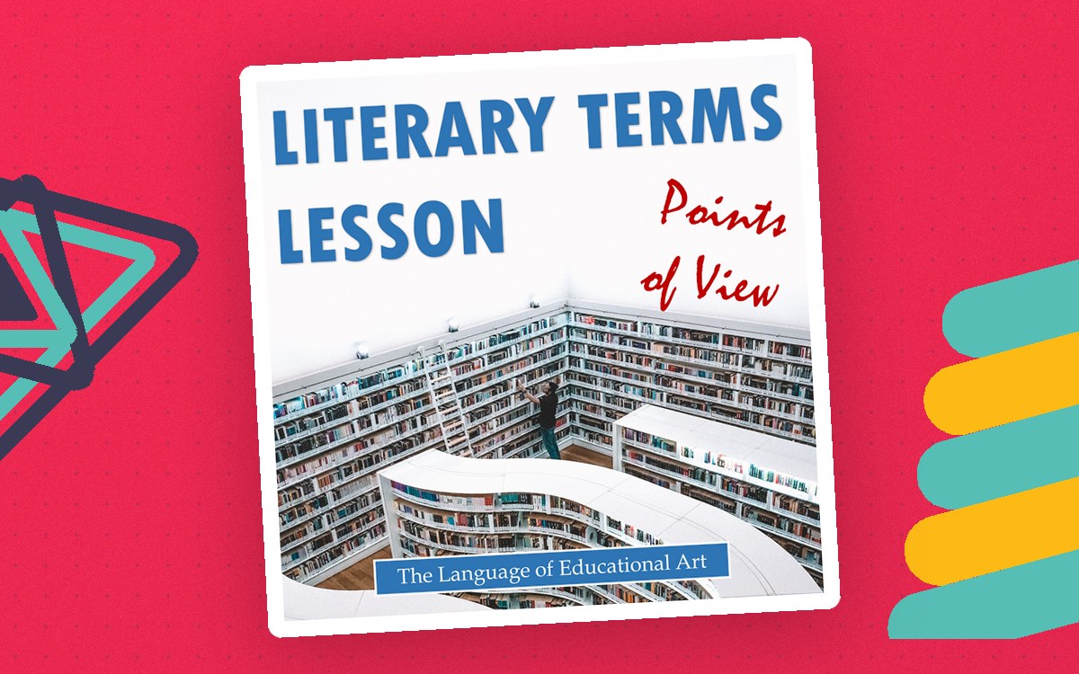 Literary Terms Lesson for Points of View teaching resource preview