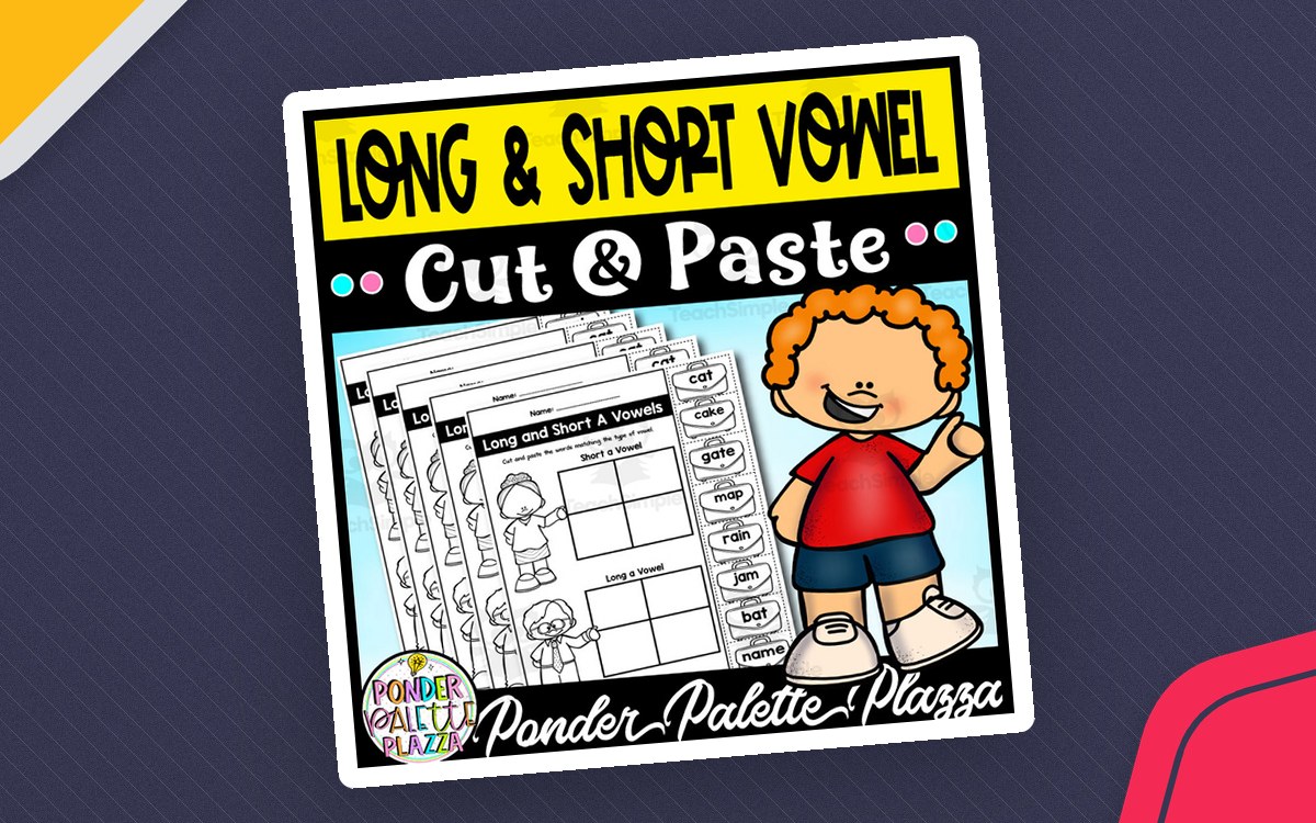 Long and Short Vowels – Cut and Paste Sort preview