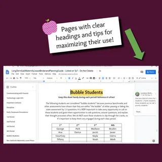 Maternity Leave Transition Plan Template – preview 3