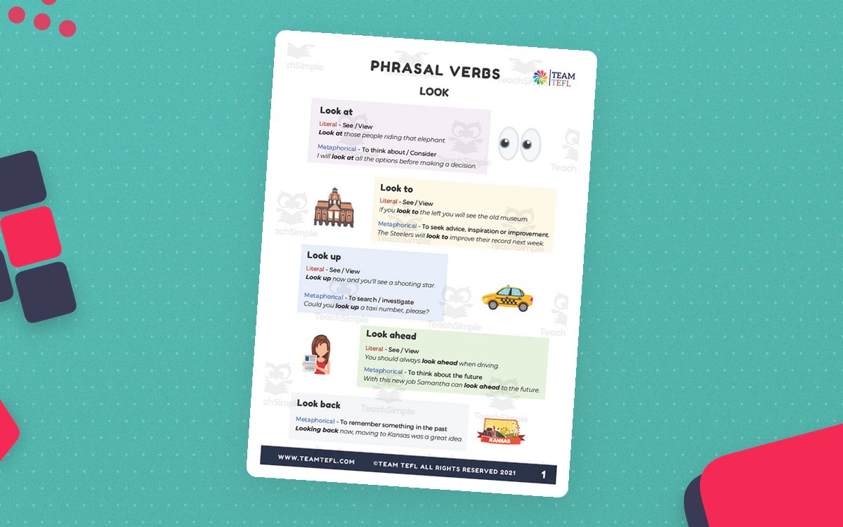 Look Phrasal Verbs – English Practice Exercises preview