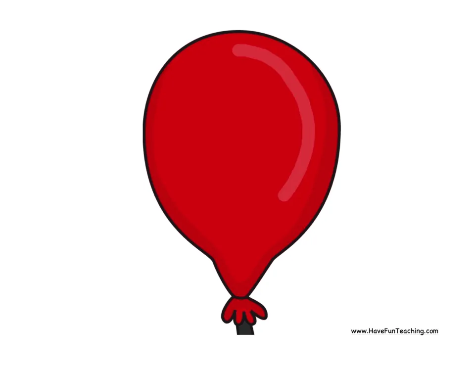 Large red balloon charm, the sixth floor piece students search around when following before and after directions