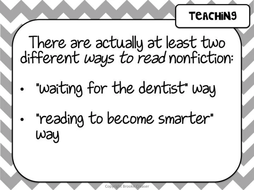 Two ways to read nonfiction: the 'waiting for the dentist' way and the 'reading to become smarter' way