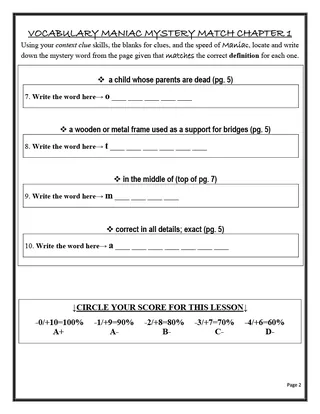 Maniac Magee Novel Study Unit – sample page 2