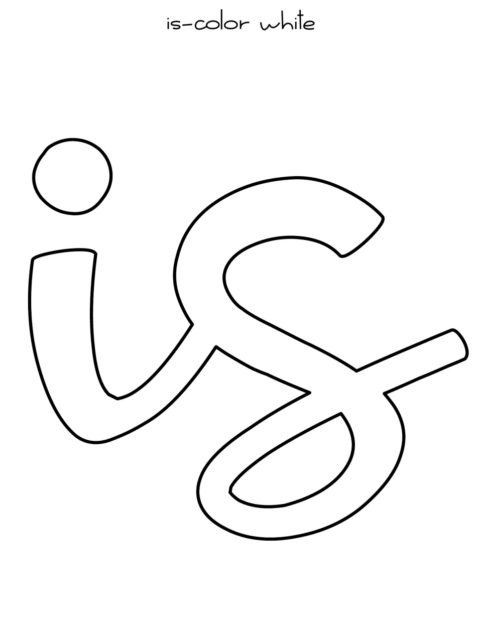 Door display cut-out letters 'is' form the word between 'Class' and 'Lucky'; the label specifies white