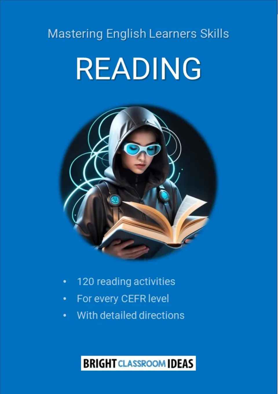 Reading activity book cover: 120 activities for every CEFR level, with detailed directions for learners
