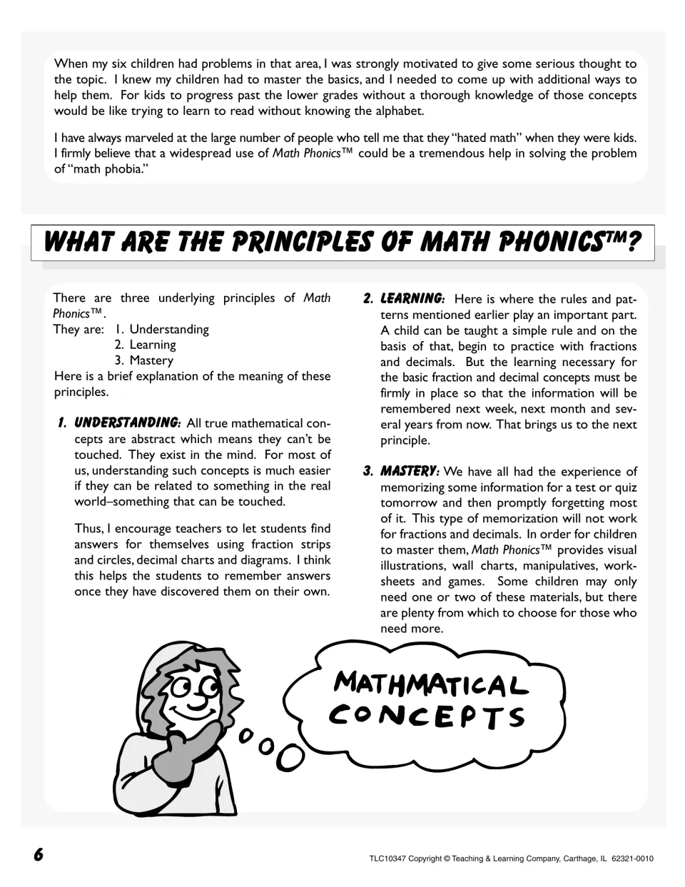 Three principles: understanding with fraction strips, learning through rules and patterns, and mastery via charts and games