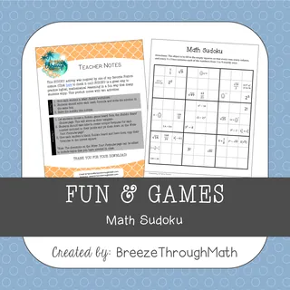 Math Sudoku – cover
