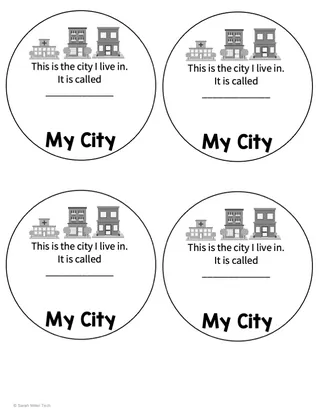 Me on the Map Activity | U.S. & Canada Circle Book Activity – preview 1