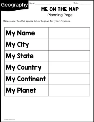 Me on the Map Activity | U.S. & Canada Circle Book Activity – preview 3