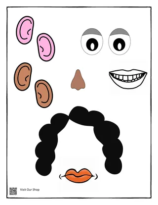 Mr. & Mrs. Potato Head – Body Parts Mix & Match – sample page 4