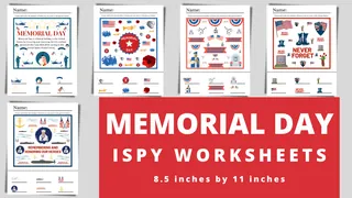 Memorial Day iSpy Worksheet – cover