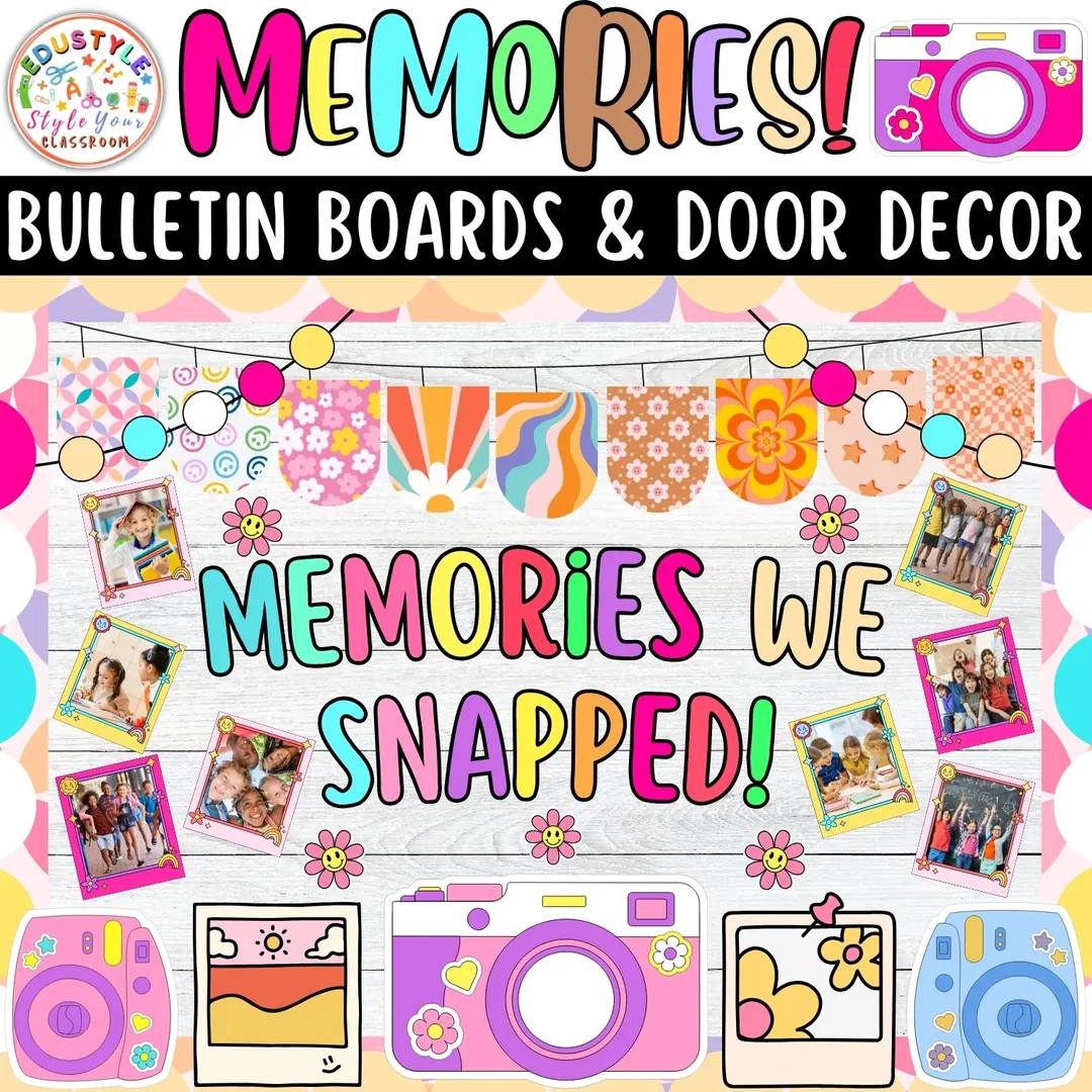 Memories We Snapped!: Summer Memories Bulletin boards & door Decor kit – cover
