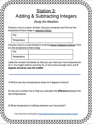 Adding And Subtracting Integers Online Practice – sample page 3