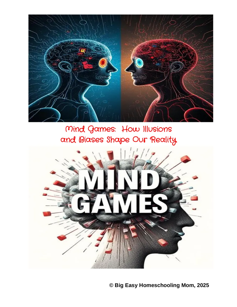 Cover for Mind Games: How Illusions and Biases Shape Our Reality, a reading resource about perception