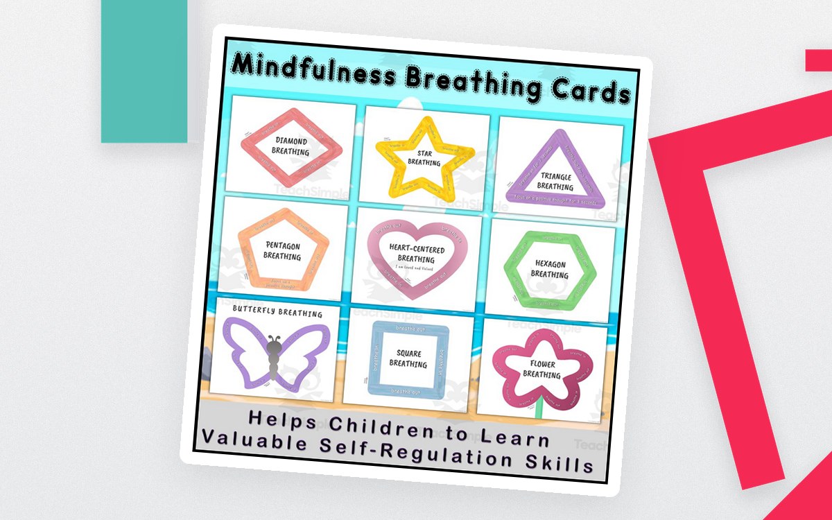Breathing Exercises for Kids – Calming Corner Cards & Posters preview