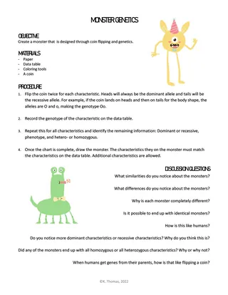Monster Genetics Activity – sample page 3