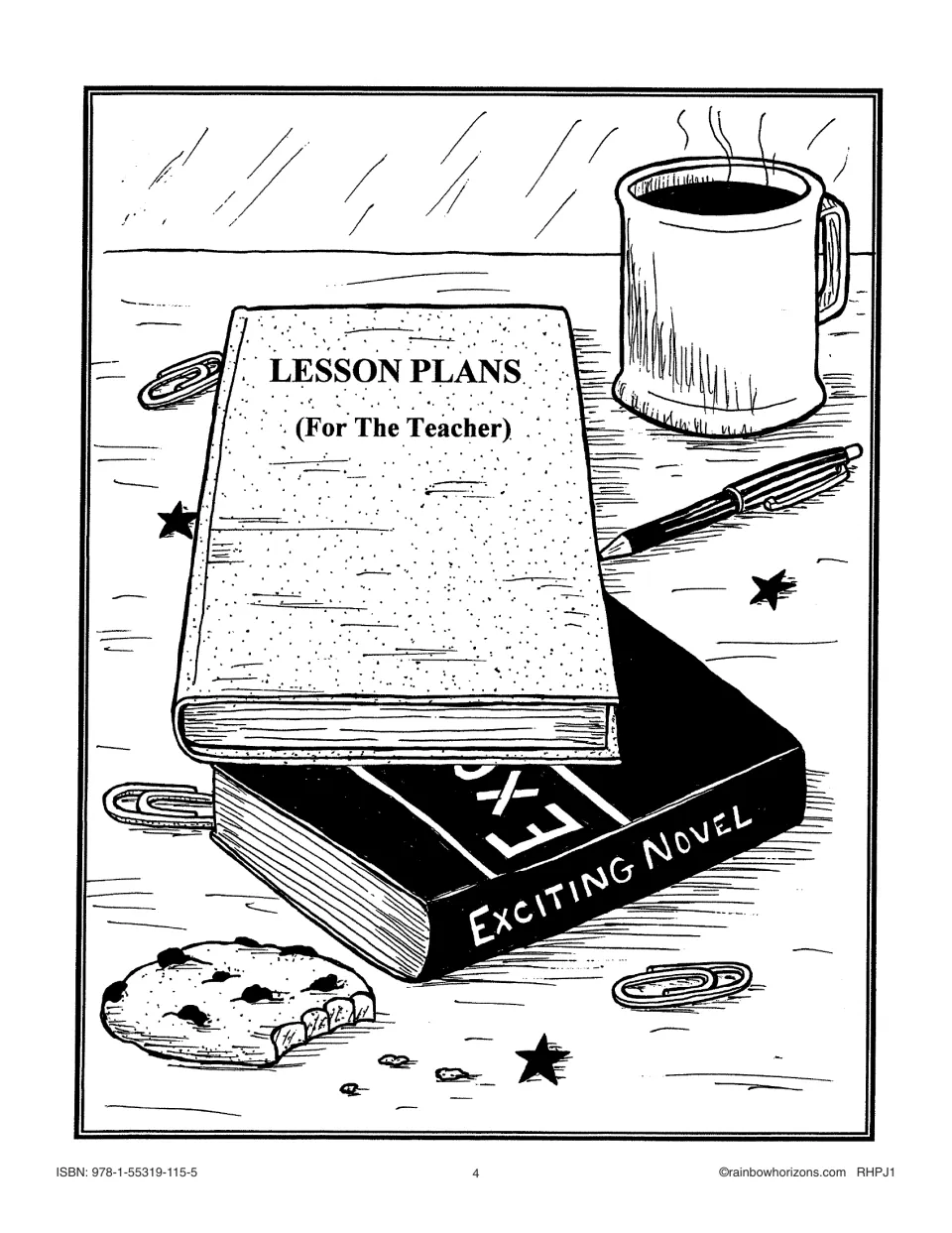 Teacher lesson plan section divider introduces the nursery rhyme unit's sequence of daily literacy lessons.