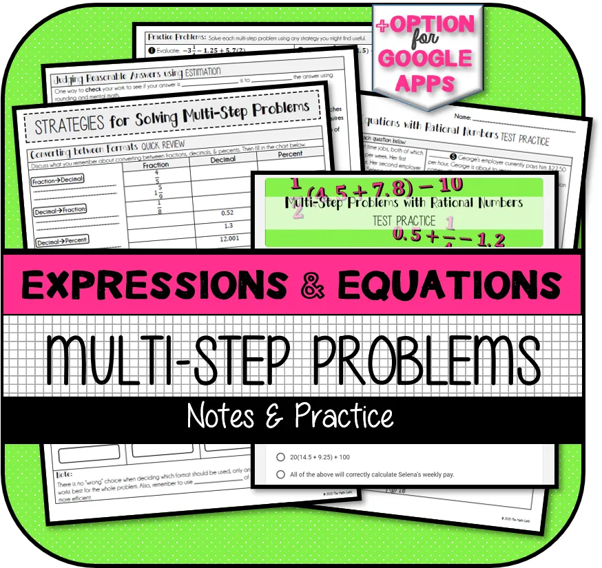 Solve Multi-Step Problems with Rational Numbers in Any Form – cover