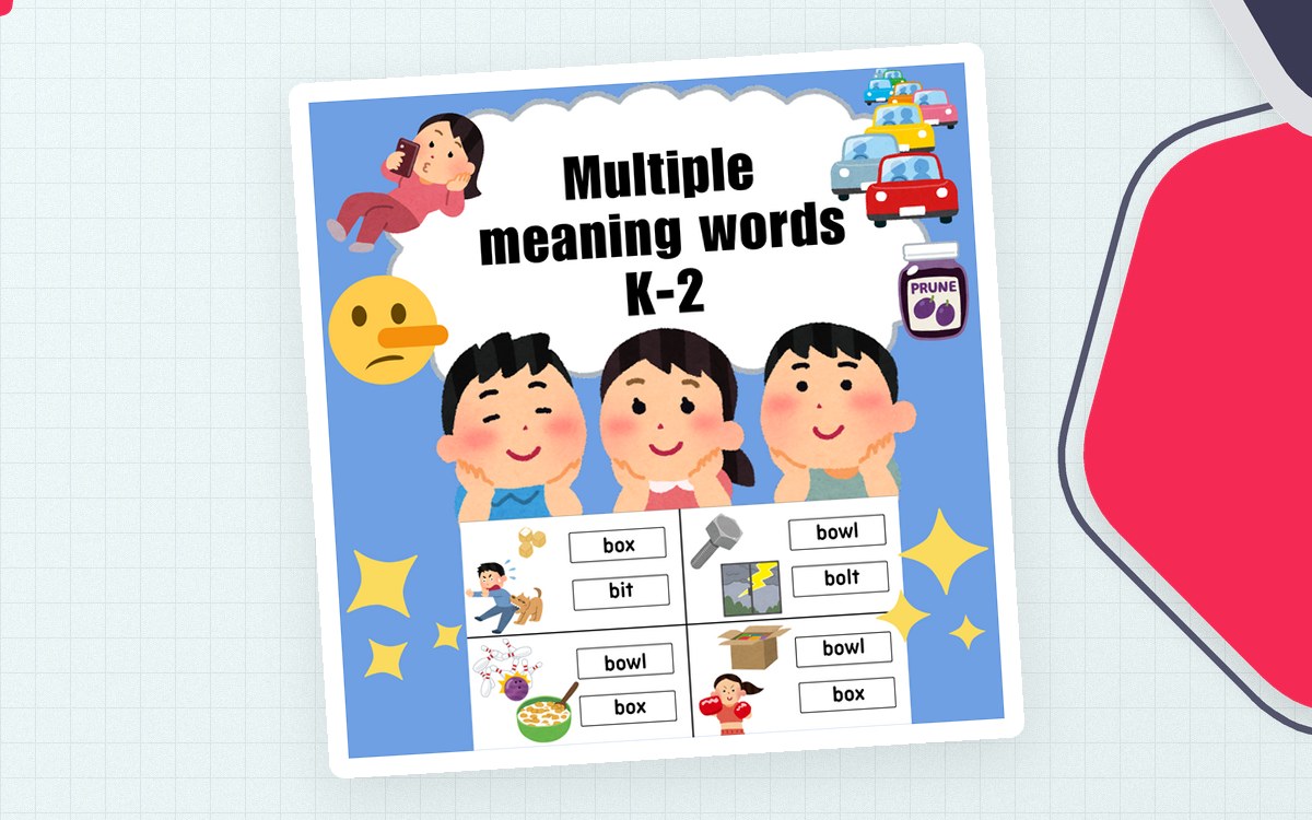 Multiple Meaning Words Worksheets | Grades K–2 preview