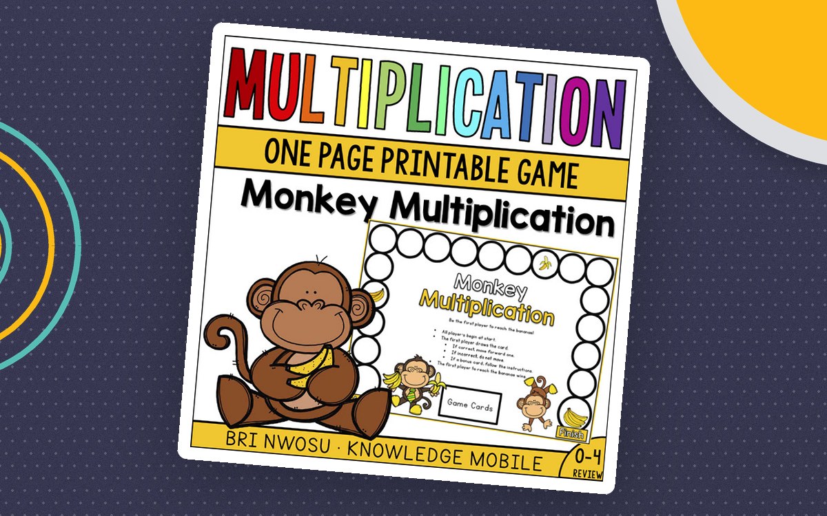 Multiplication Facts - Review 0-4 Printable Game teaching resource preview
