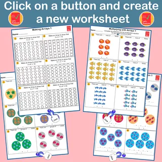 Multiplication – Groups, Arrays, Repeated Addition – sample page 2