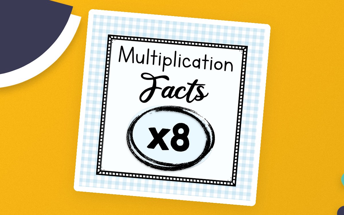 Multiply by 8 Worksheets with Answer Keys preview