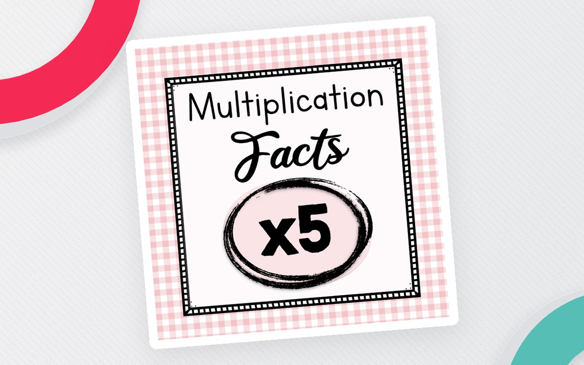 Multiply by Five Worksheets | Multiplication Facts | 5 Times Tables preview