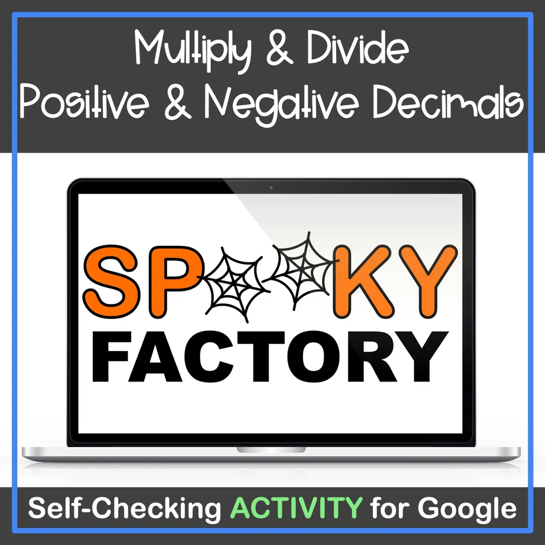 Multiplying And Dividing Positive And Negative Decimals Worksheet – cover