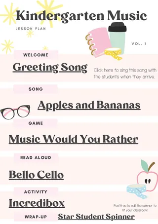 Music Class Sub Plans – cover