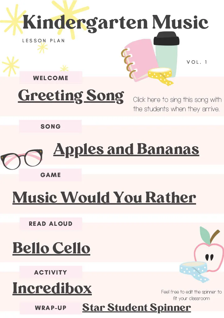 Music Class Sub Plans – cover