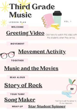 Music Class Sub Plans – sample page 4