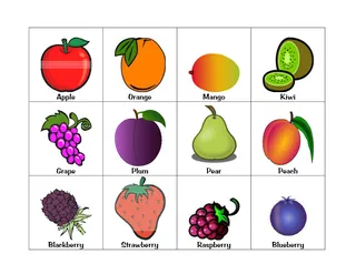 Musical Fruit Cards – sample page 3