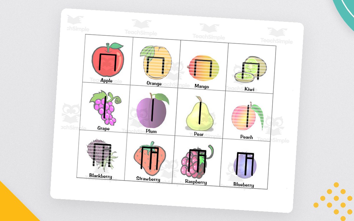 Musical Fruit Cards preview