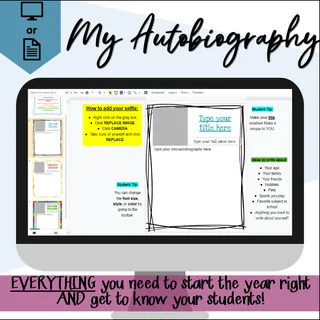 My Mini Autobiography | Printable & Digital Activity – sample page 4