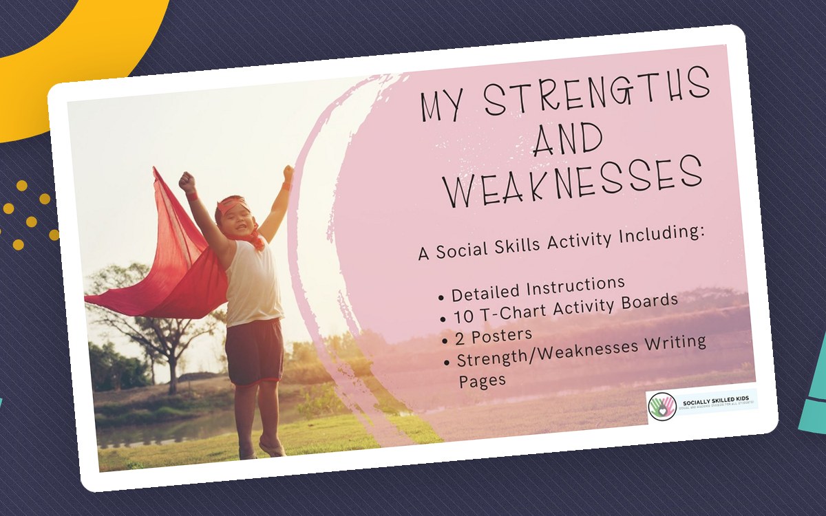My Strengths and Weaknesses – Social Skills Activity preview