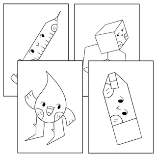 Diabetes Awareness Month – Coloring Pages Set – preview 2