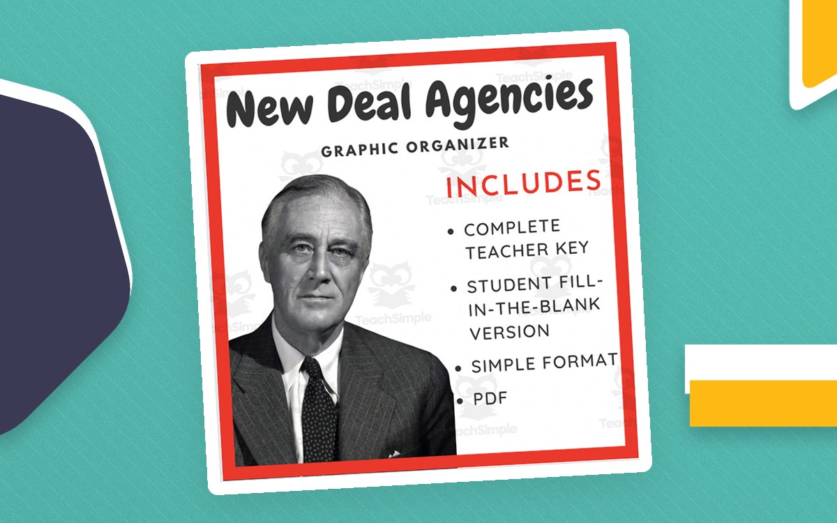 New Deal Alphabet Agencies – Graphic Organizer preview