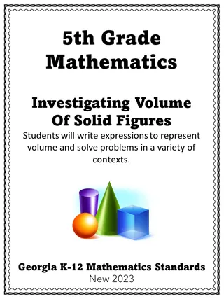 NEW! Georgia 5th Grade Math Standards 2023 Posters,Checklists,&Vocab – preview 1