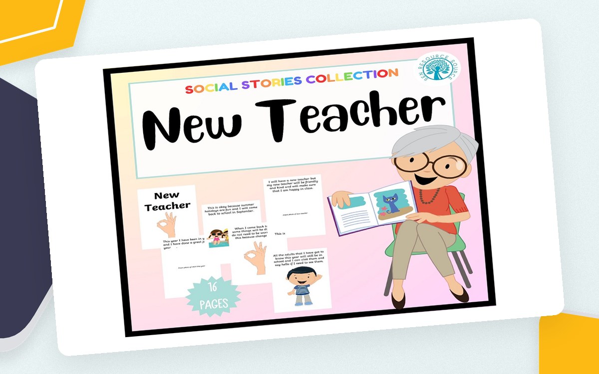 New Year, New Teacher Social Story preview