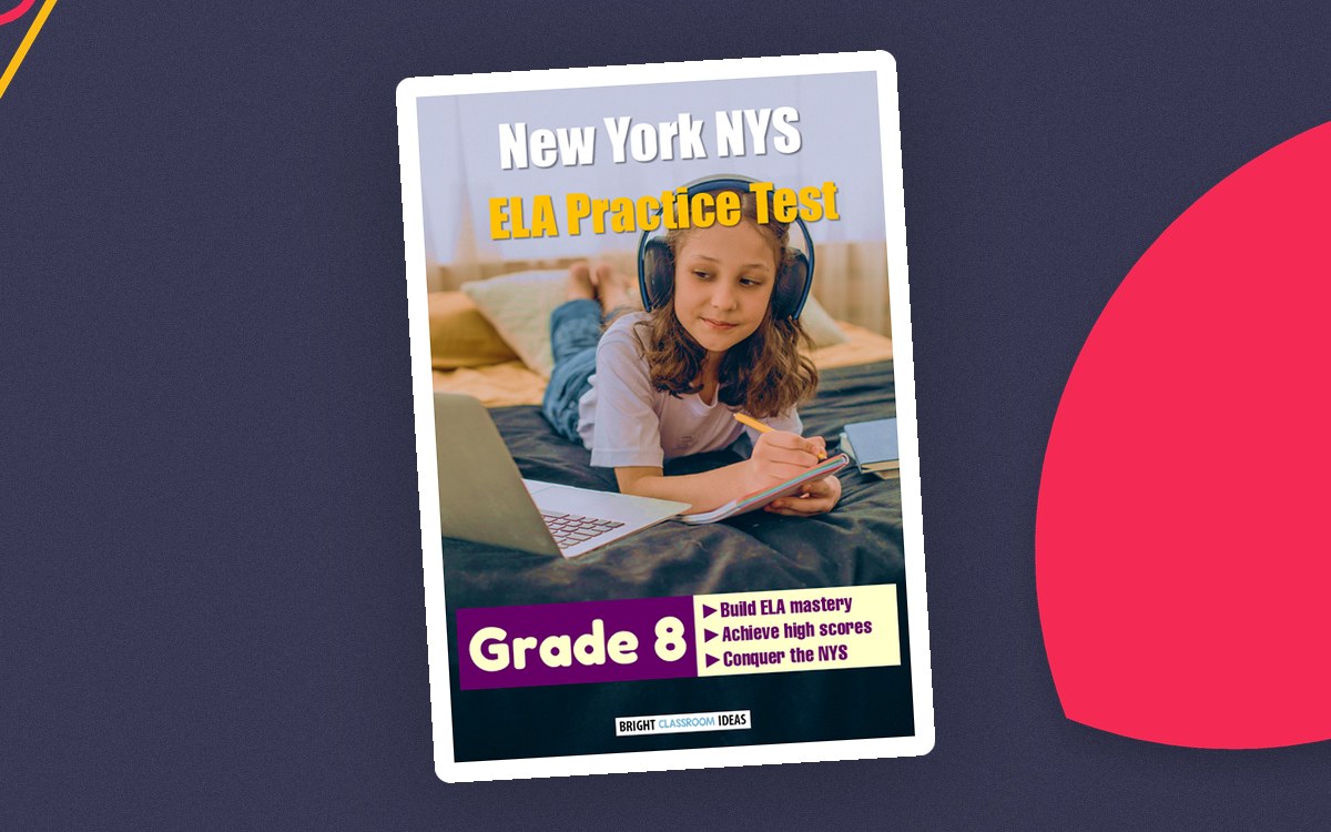 New York NYS ELA Practice Test for Grade 8 teaching resource preview