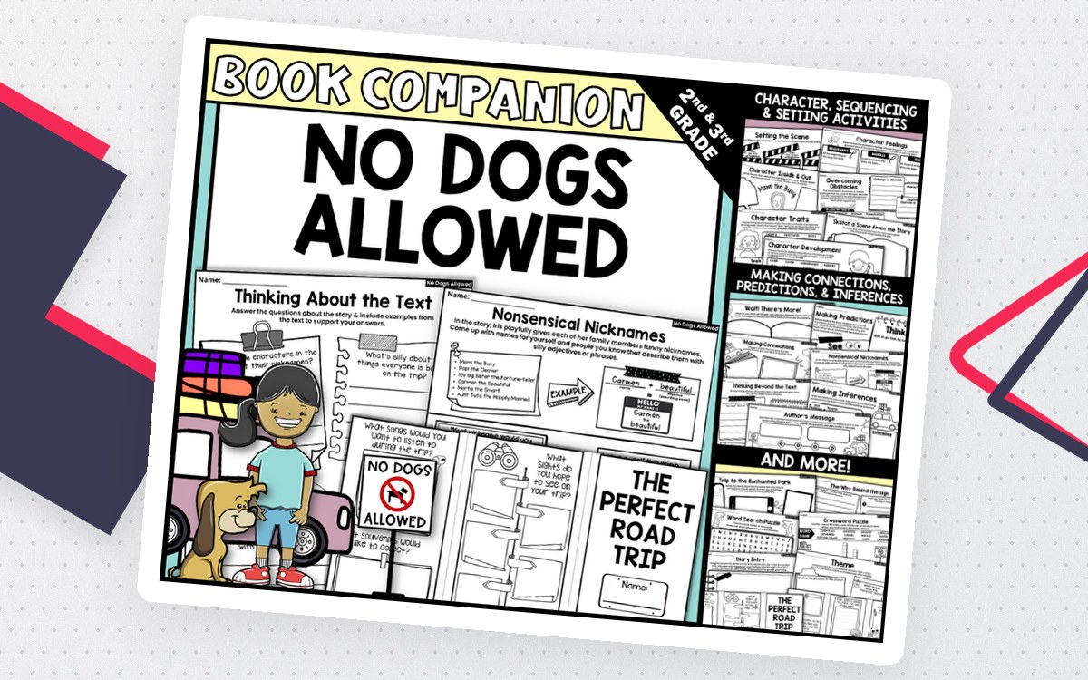 No Dogs Allowed, by Sonia Manzano Interactive Read-Aloud Activities preview
