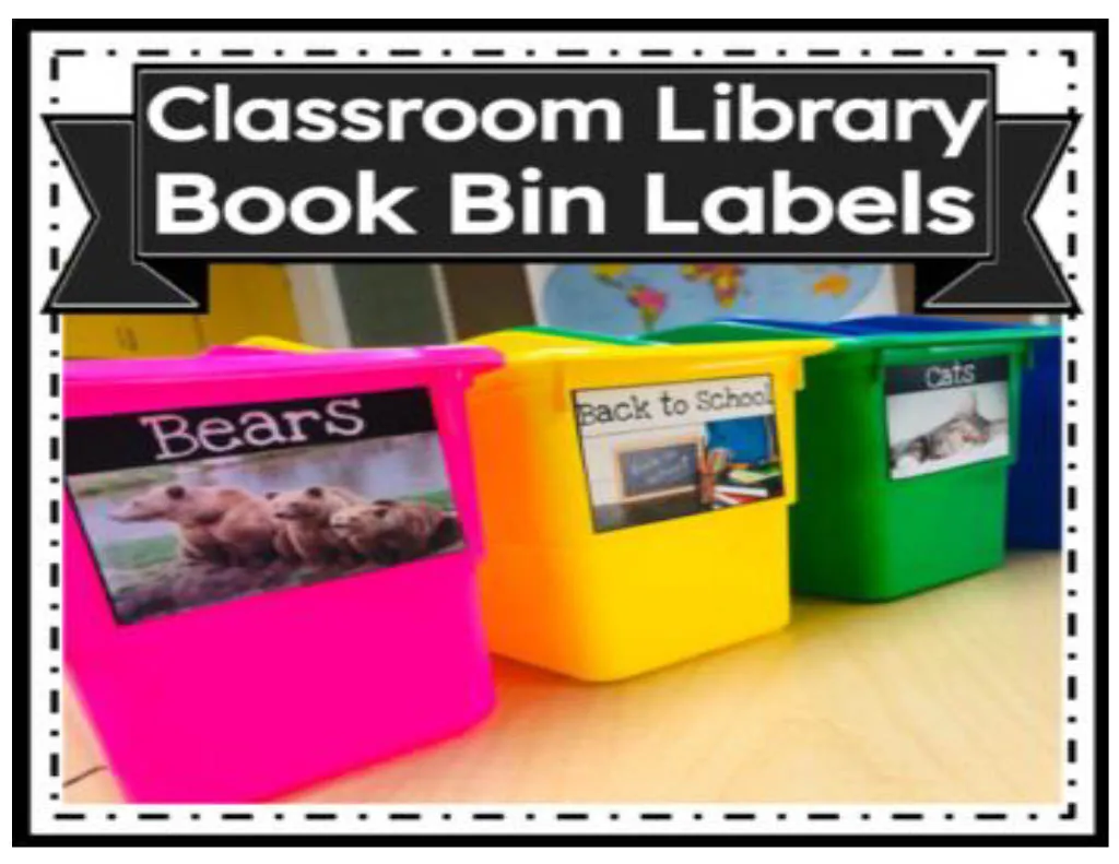 Nonfiction Book Bin Labels – cover