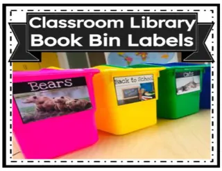 Nonfiction Book Bin Labels – cover