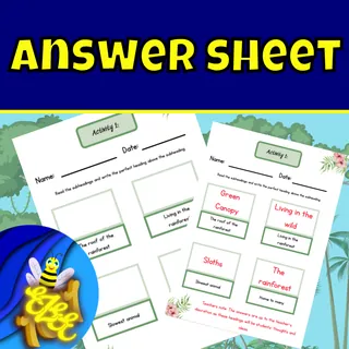 Nonfiction Headings & Subheadings Worksheets – sample page 3