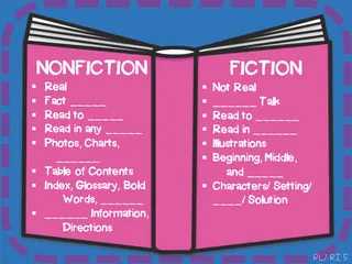 Nonfiction vs. Fiction – Comparison Anchor Charts – sample page 3