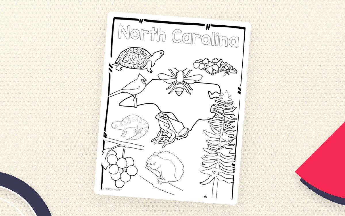 North Carolina State Symbols – Clip Art Set cover.
