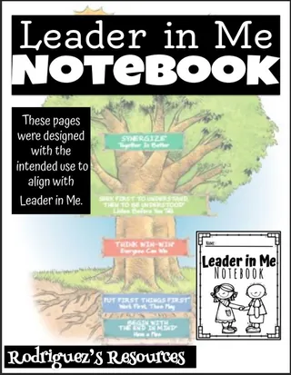 Notebook: Leader in Me – cover