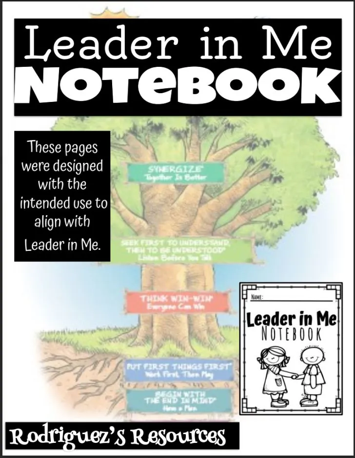 Notebook: Leader in Me – cover